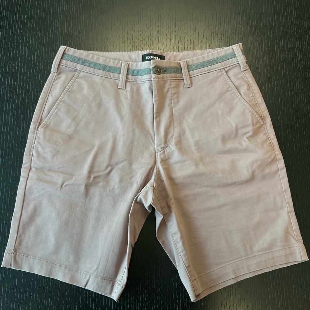 Express Men's Light PurpleChino Shorts